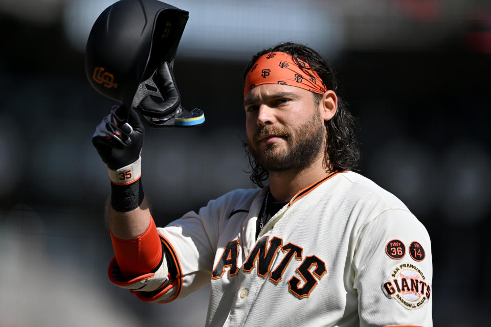 Brandon Crawford won a pair of World Series titles with the Giants, who he spent nearly all of his MLB career with.