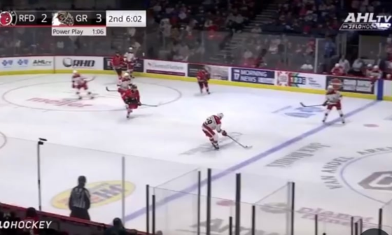 Nate Danielson dances around several Ice Hogs to set up a power play goal by Sheldon Dries 🚨