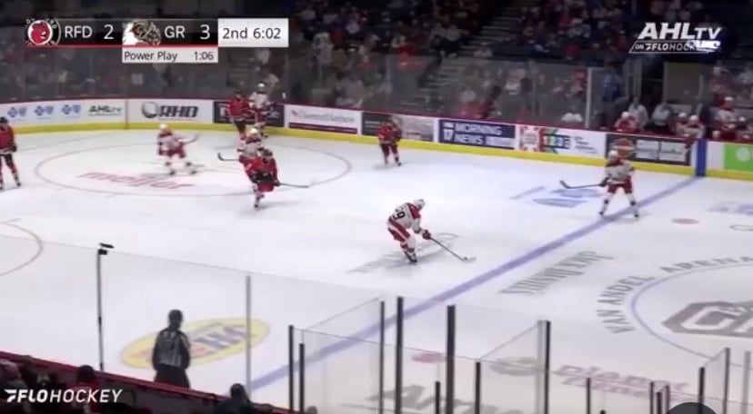 Nate Danielson dances around several Ice Hogs to set up a power play goal by Sheldon Dries 🚨