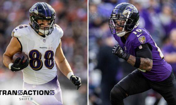 Ravens Place Charlie Kolar, Arthur Maulet on Injured Reserve