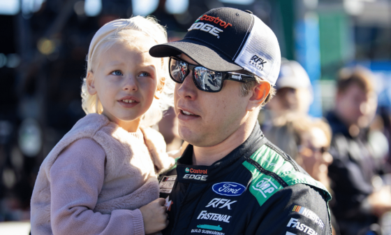 Brad Keselowski (R) and Ryan Preece (L)