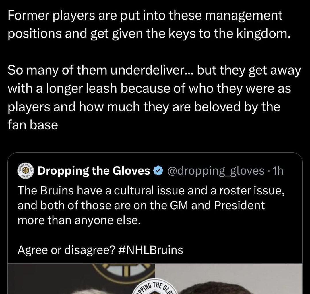 John Scott preaching the truth about players turned general managers (and specifically calls out Blake)