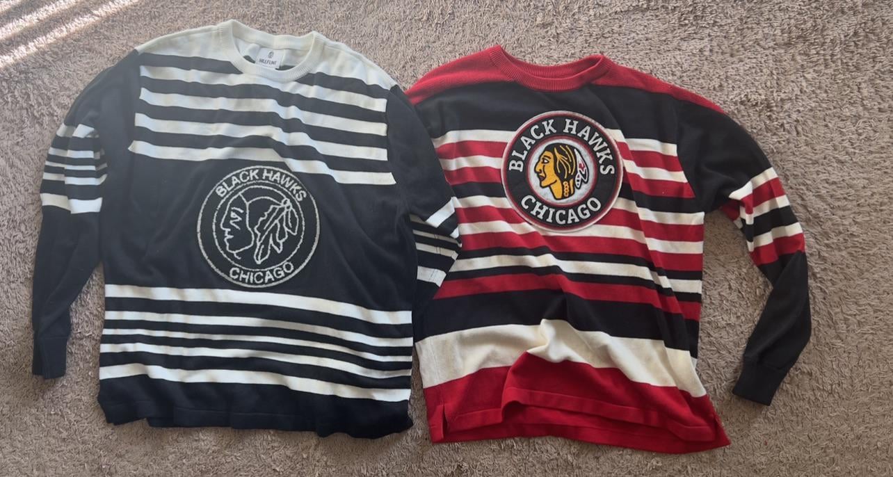 Picked Up these Old-School Wool Sweaters