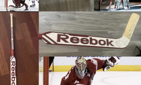 Picked up this Mike Smith 2013 Gamer recently.  Favorite Yote of all time.  Scored his goal with the same stick model