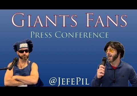 Giants Fans Press Conference (El Jefe)