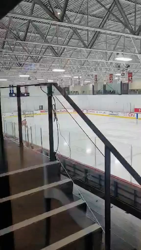 Patrik Laine was seen skating at the Habs practice facility in Brossard today