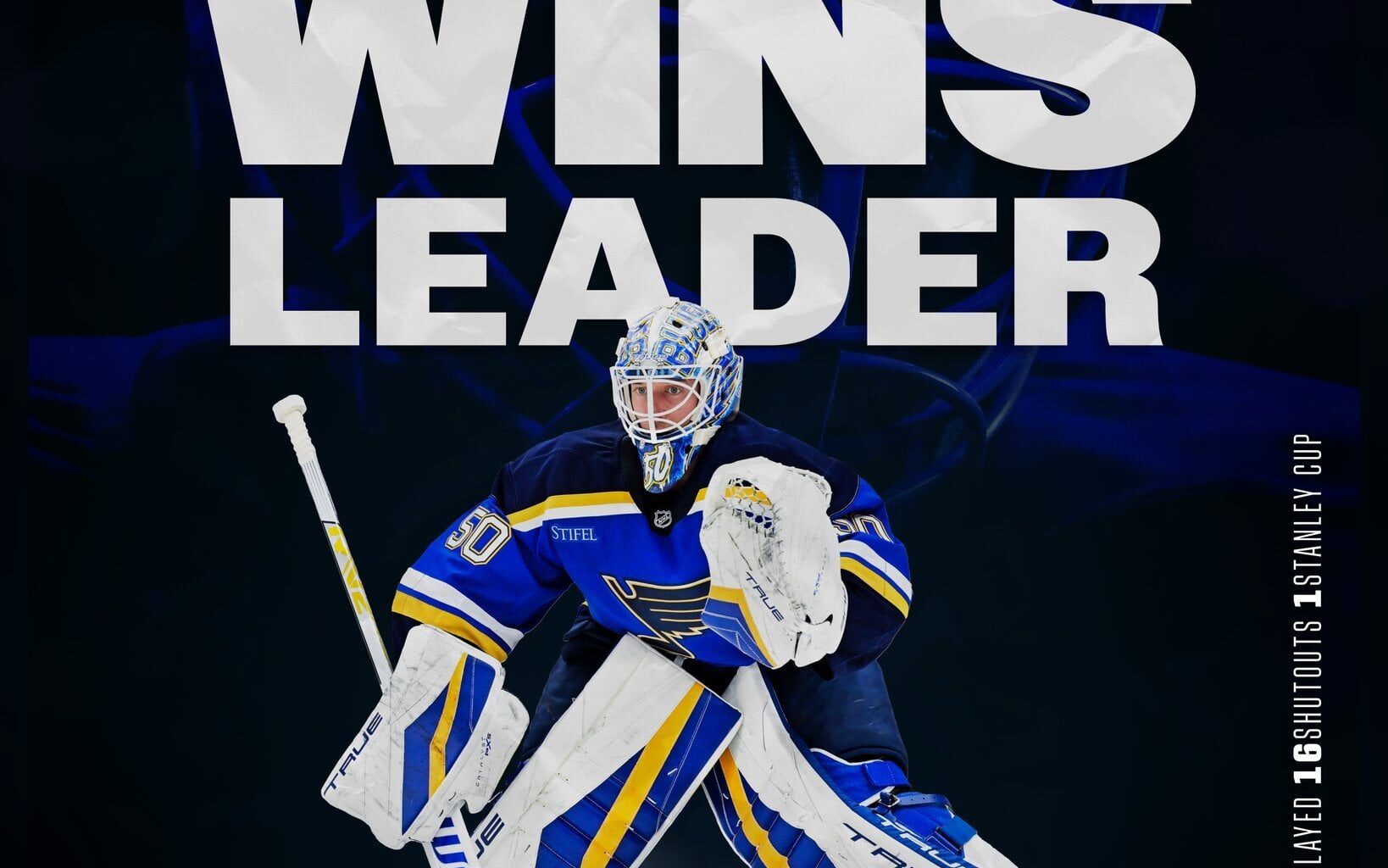 Jordan Binnington has passed Mike Liut to achieve the most wins in St. Louis Blues history. Congratulations, Binner. 💙💛