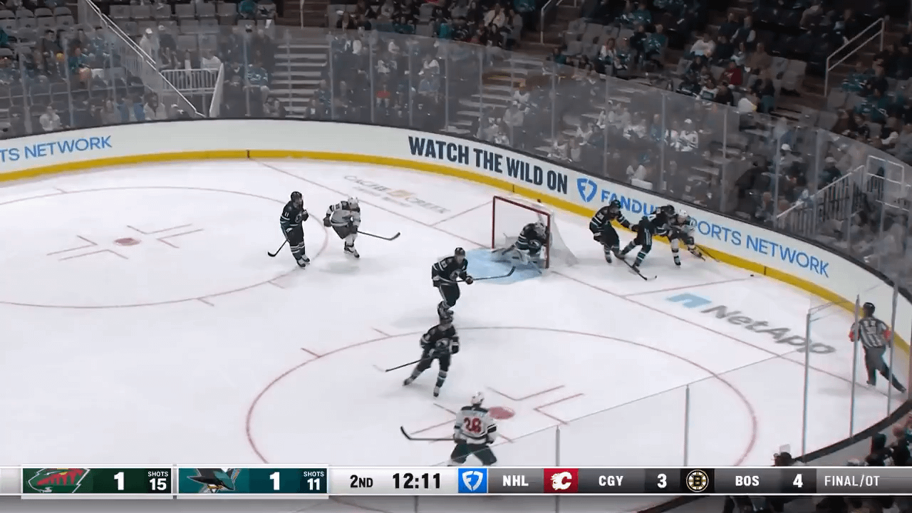 Mats Zuccarello scores from a ridiculous Kirill Kaprizov pass