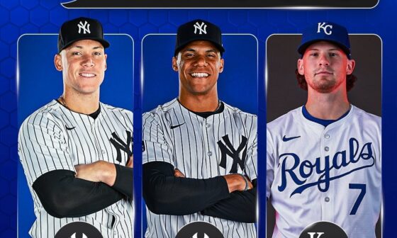 Your 2024 @officialBBWAA AL Most Valuable Player Award finalists: Aaron Judge Juan Soto Bobby Witt Jr.