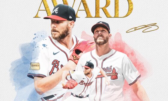 [Braves] Chris Sale has won the 2024 NL CY Young award!