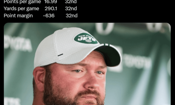 [NFL on CBS] Jets Ranks Under Joe Douglas (see image)