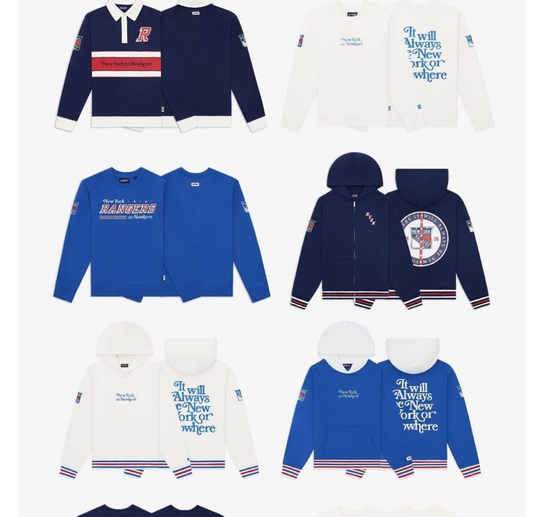 New Rangers New York or Nowhere Merchandise looks so nice