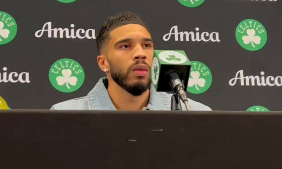 Jayson Tatum on not losing confidence:  “I got a lot of problems in life, but confidence has never been one of them. I work too hard at my craft, I've played too much basketball to ever doubt the next shot. I know what I'm capable of. You always believe the next one is going in.”