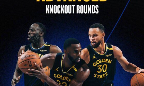 [Golden State Warriors] Onwards! The Dubs have advanced to the NBA Cup Quarterfinals 👊