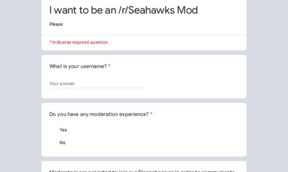 Interested in helping moderate /r/Seahawks? Look here!