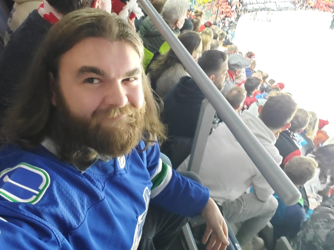 Canucks Fan in Prague