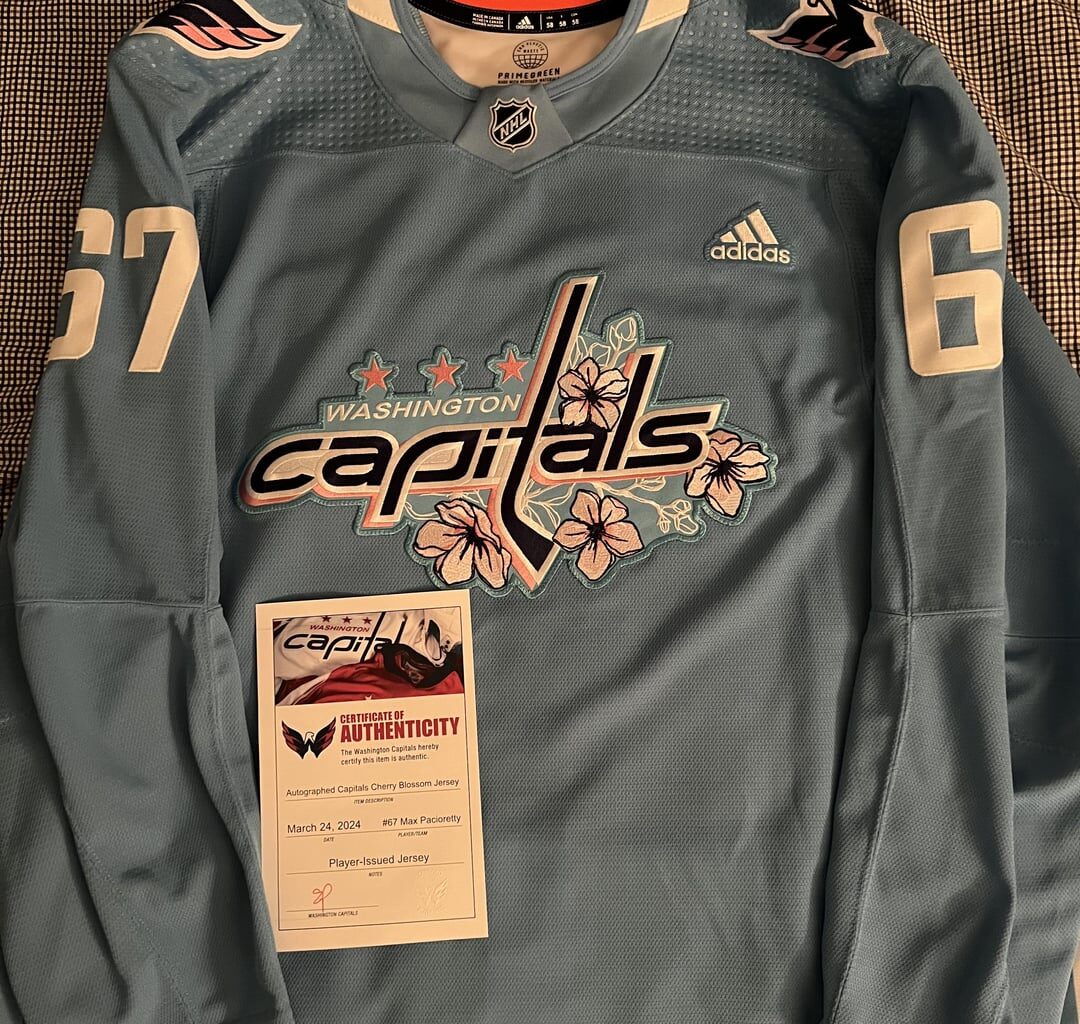 Selling Cherry Blossom Auction Jersey