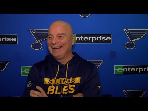 "This was a no-brainer," Monty's first interview as Blues head coach