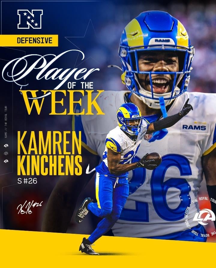 Kinchens Defense Player of the Week