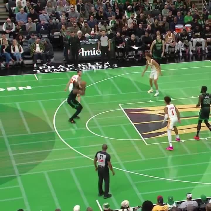 JB makes yet another defender look silly and drains the deep two