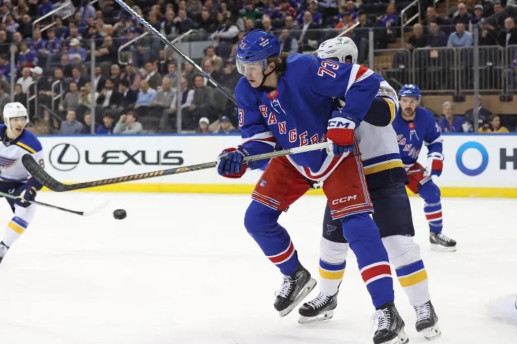 Rangers ship Matt Rempe back to Hartford after one-game stint