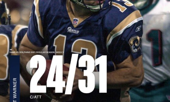 Last rams qb to beat the dolphins (2001)