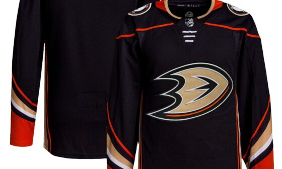 55% off Anaheim Ducks adidas Home Authentic Jerseys