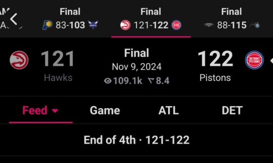 An Atlanta Hawks loss is a San Antonio Spurs win