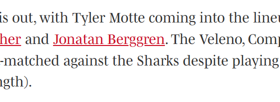 Why is this line playing more minutes than our top line?