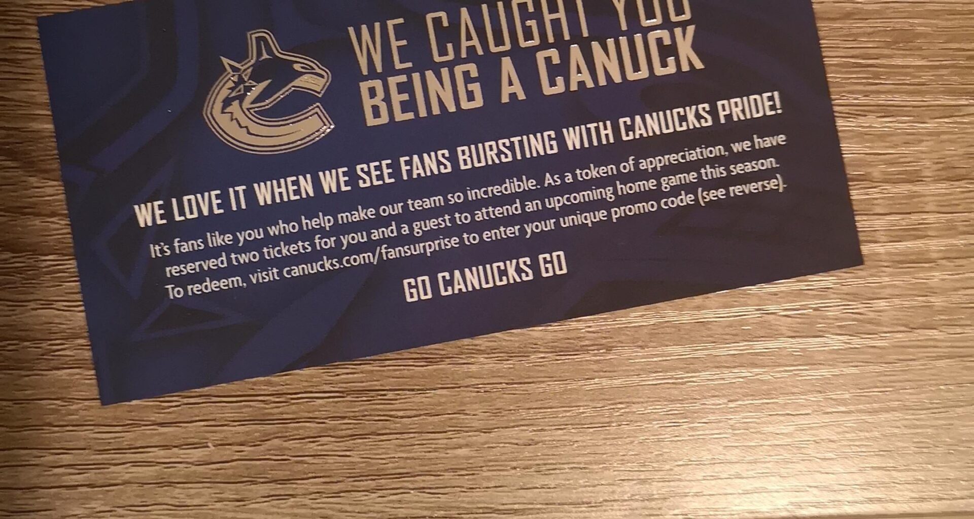 "We Caught You Being a Canuck"