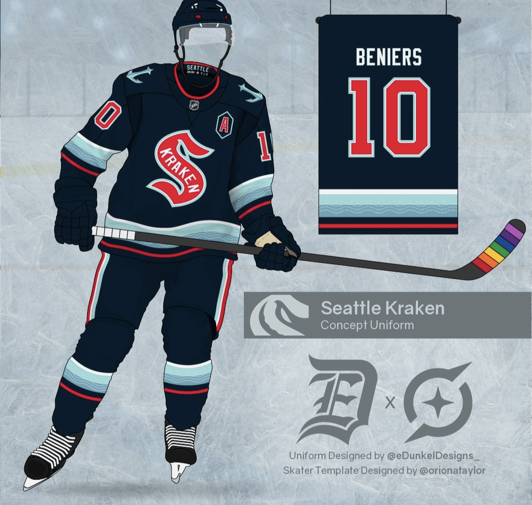 Seattle Kraken - Alternate Concept Uniform