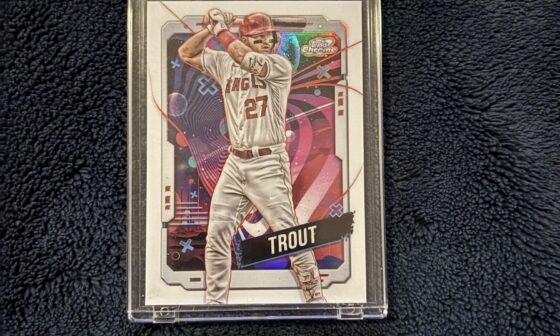 mike trout cosmic white SP FS pm me if interested