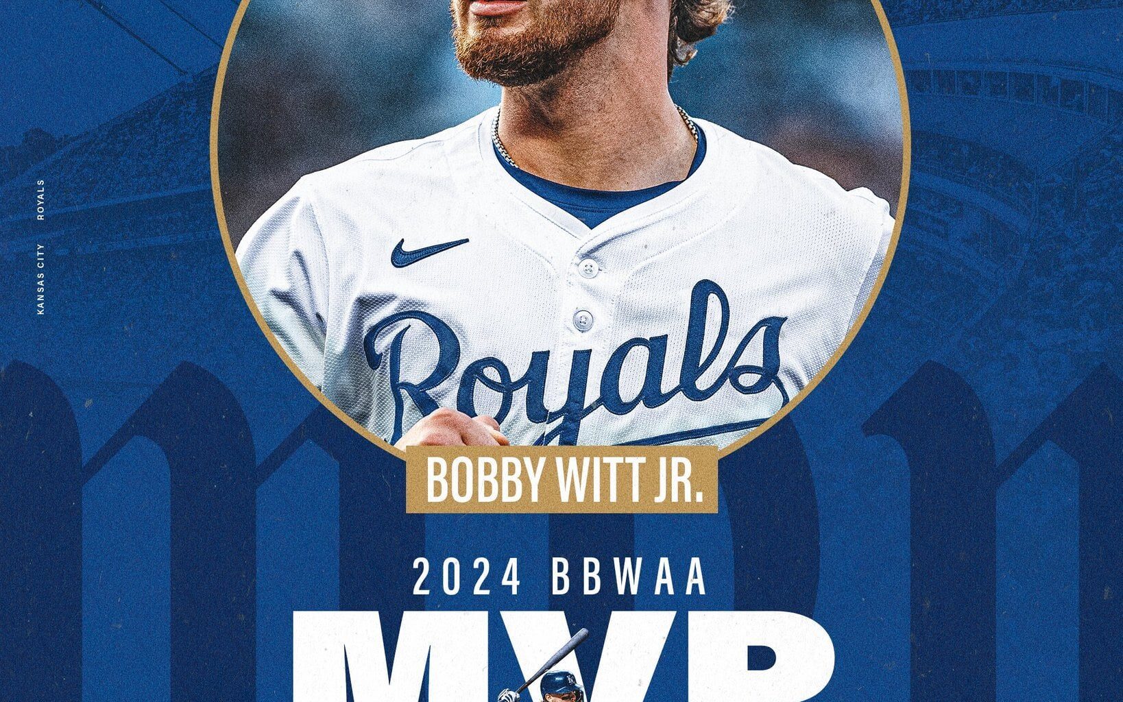 Bobby Witt Jr has been named as one of the 2024 American League MVP finalists