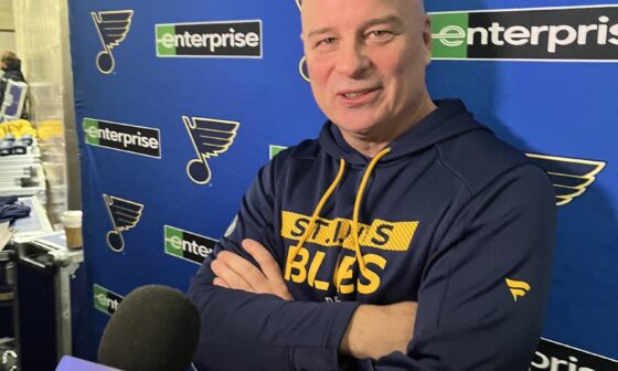 Montgomery on his sweatshirt: “It was in the closet. Once a Blue, always a blue.”