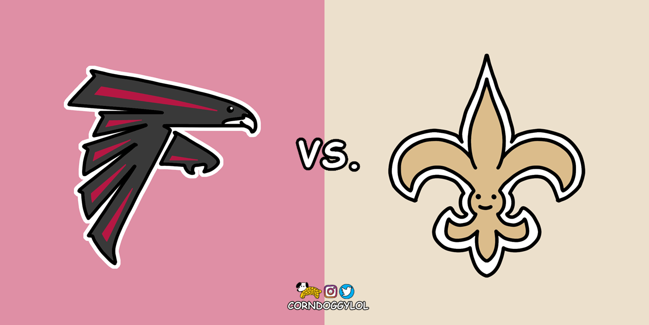 New Orleans Saints Week 10 Matchup Doodle :)