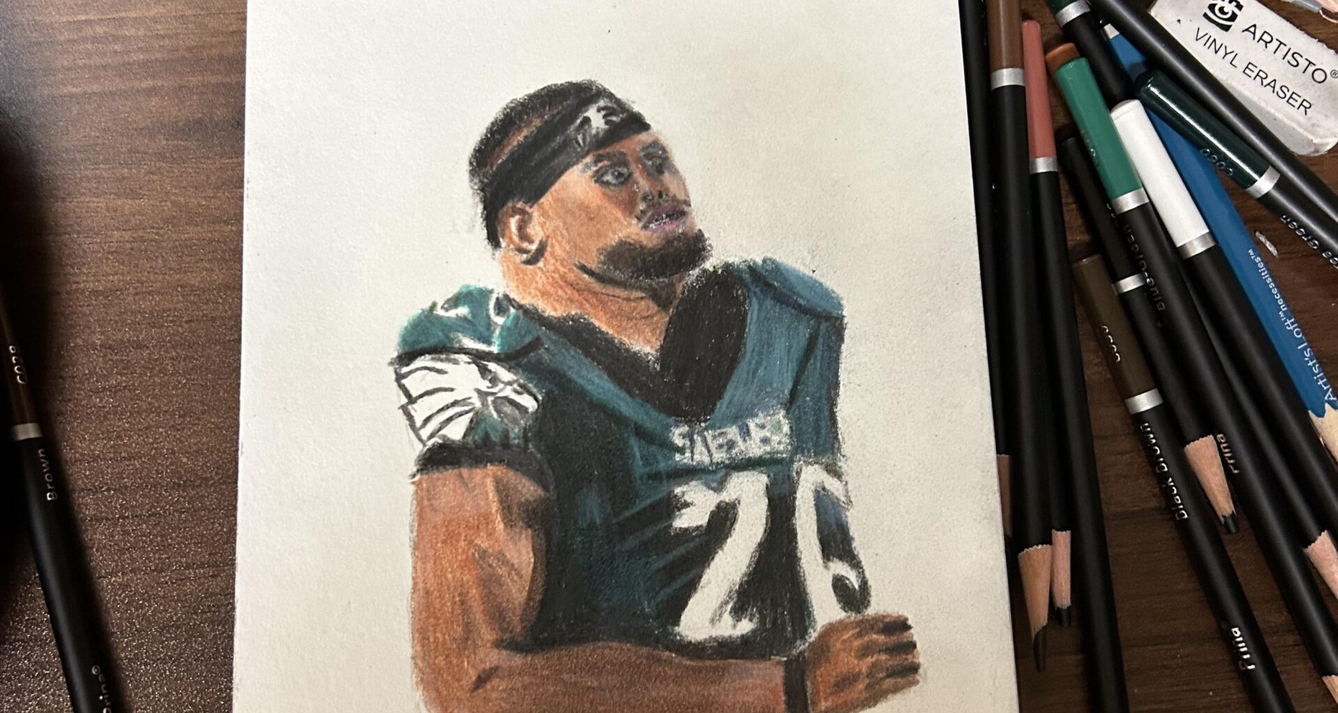 Saquon drawing