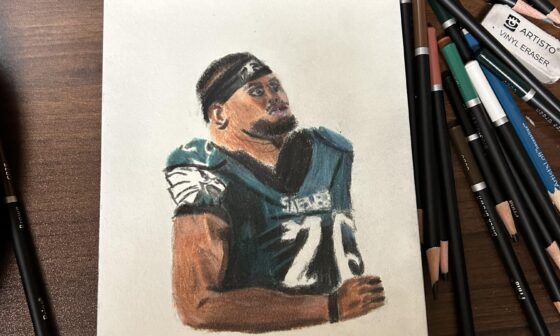 Saquon drawing