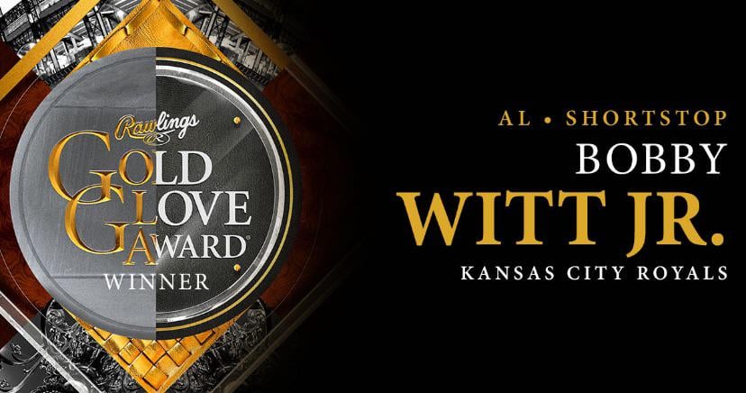 Bobby Witt Jr. wins AL Shortstop Gold Glove Award