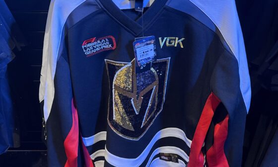 VGK x Formula 1 collaboration jersey