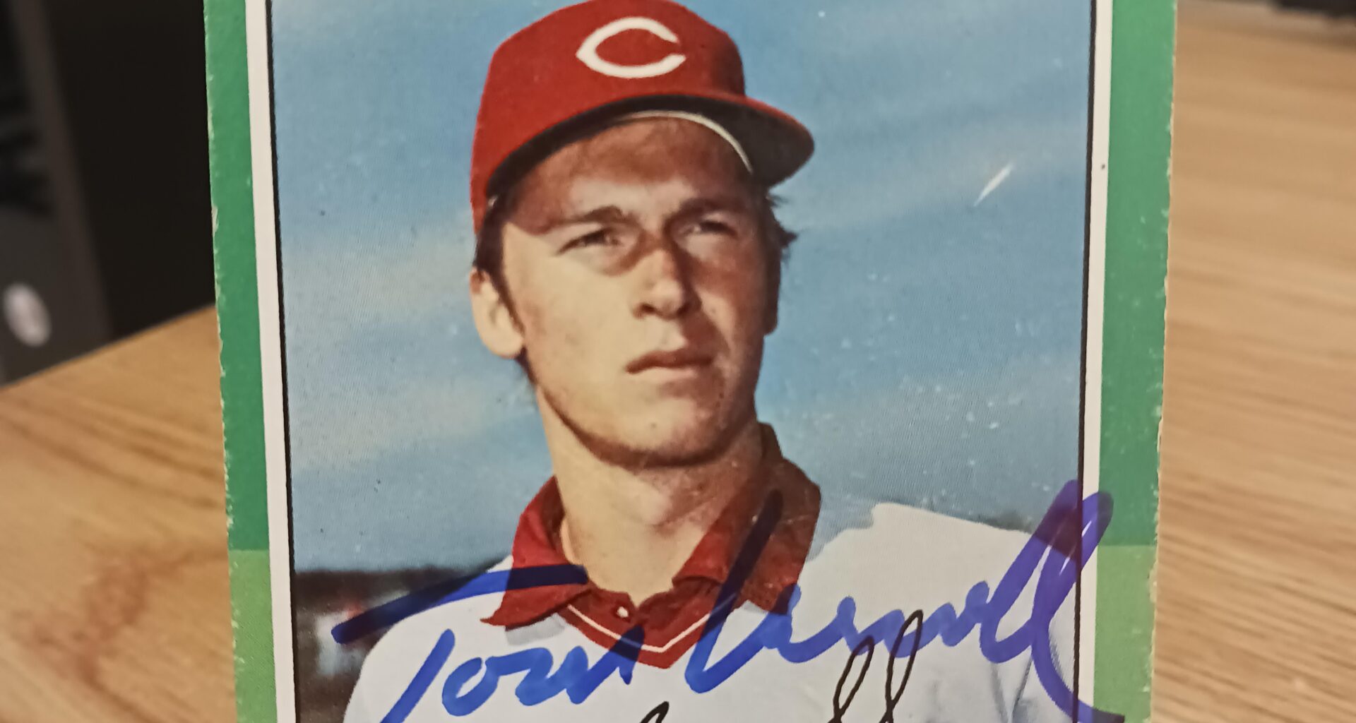 Posting a Reds autographed card every day until we win the World Series. Day 513: Tom Carroll