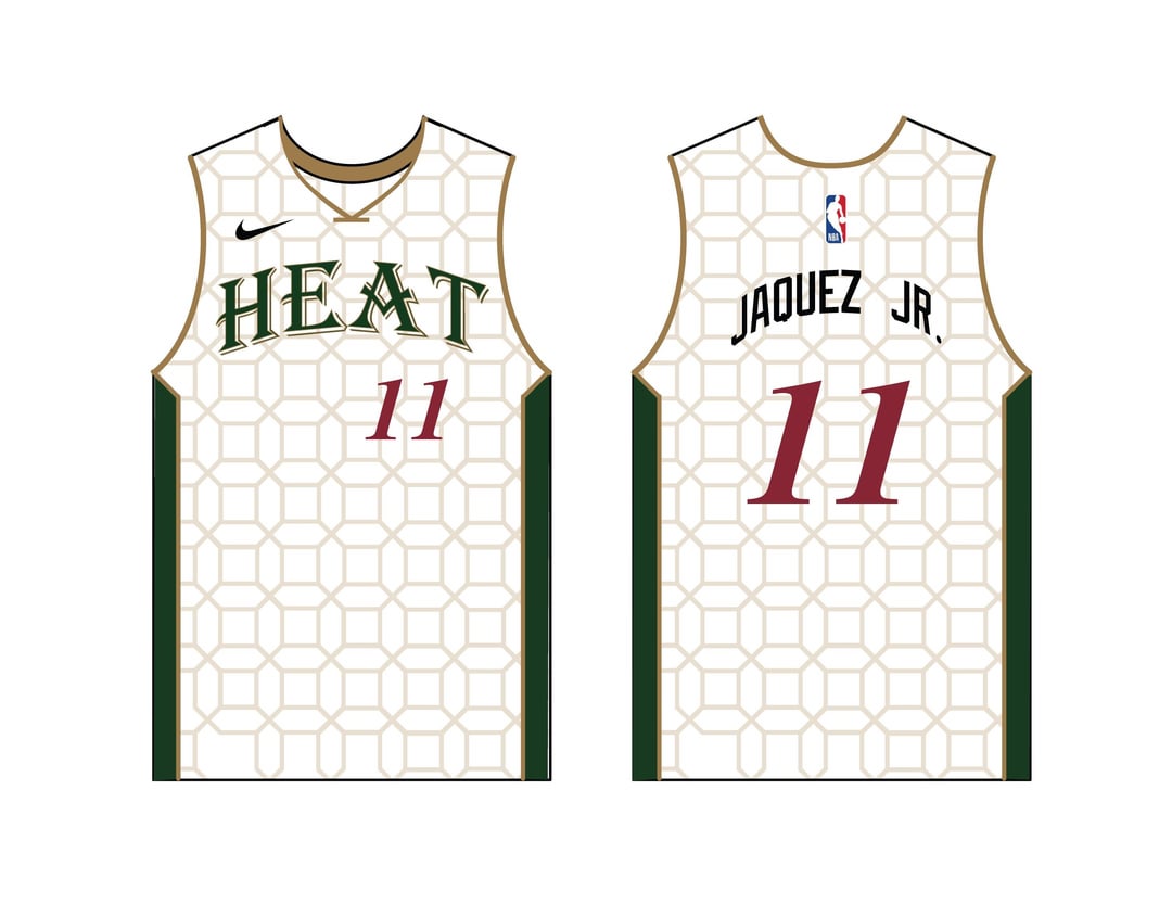 Attempting each* day to make a decent Heat City Edition jersey - Attempt # 6