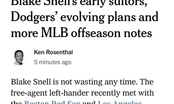 Mets aren’t listed as early suitors for Blake Snell