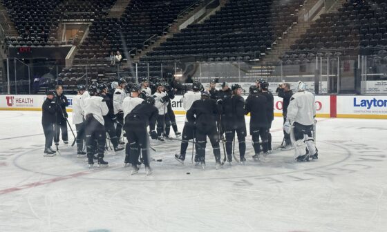 The boys taking a skate and final prep for Vegas tonight