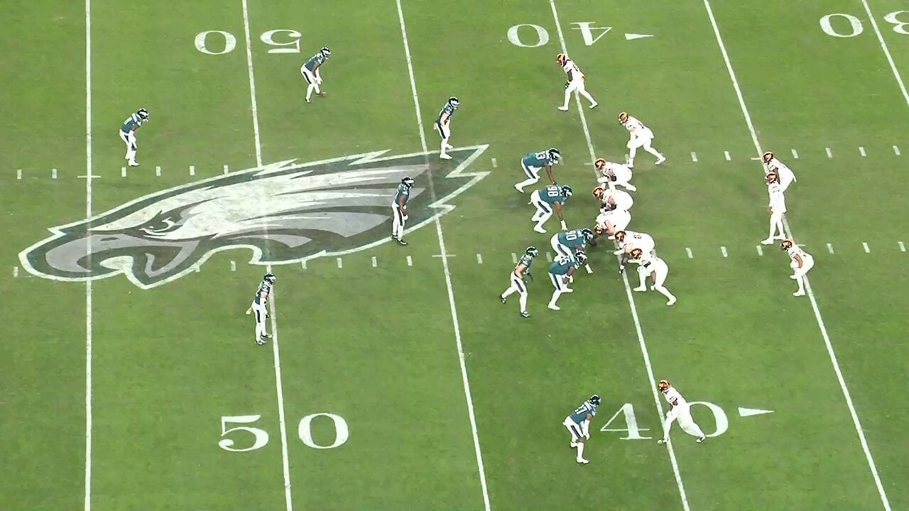 [Duffy] One of the things I enjoy most about Quinyon Mitchell is that it's not just about flash and sizzle - he's so consistent on a down-to-down basis. Does so many of the little things well. Eagles have allowed just one deep ball of 20+ yards to be completed in last 6 weeks