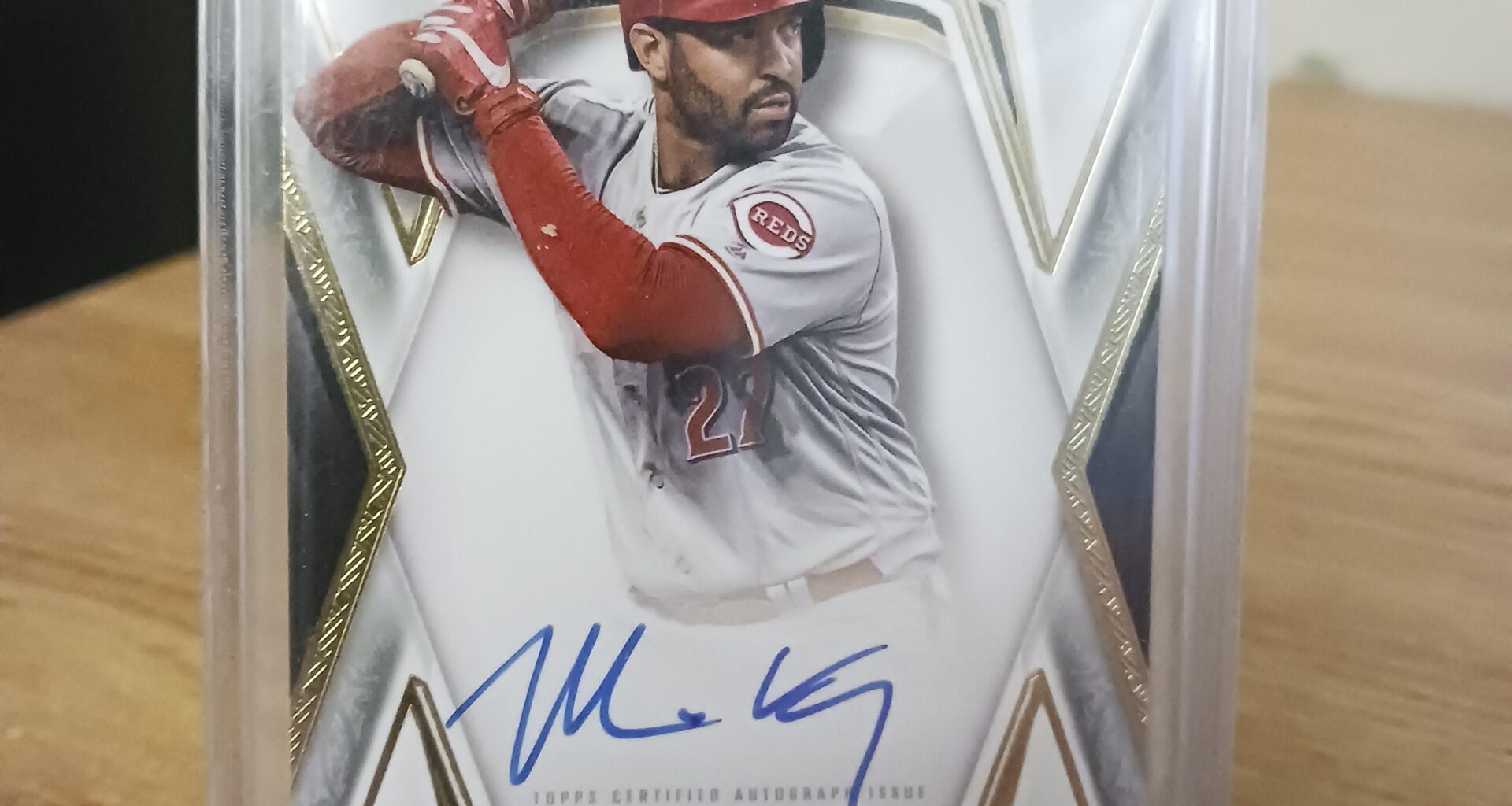 Posting a Reds autographed card every day until we win the World Series. Day 524: Matt Kemp