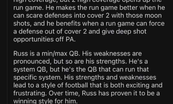 Is this an accurate description of Russell Wilson’s game?