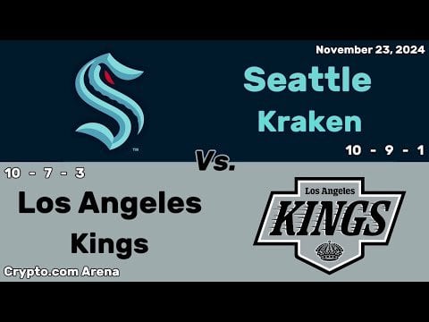 Seattle Kraken vs Los Angeles Kings | November 23, 2024 | All Goals