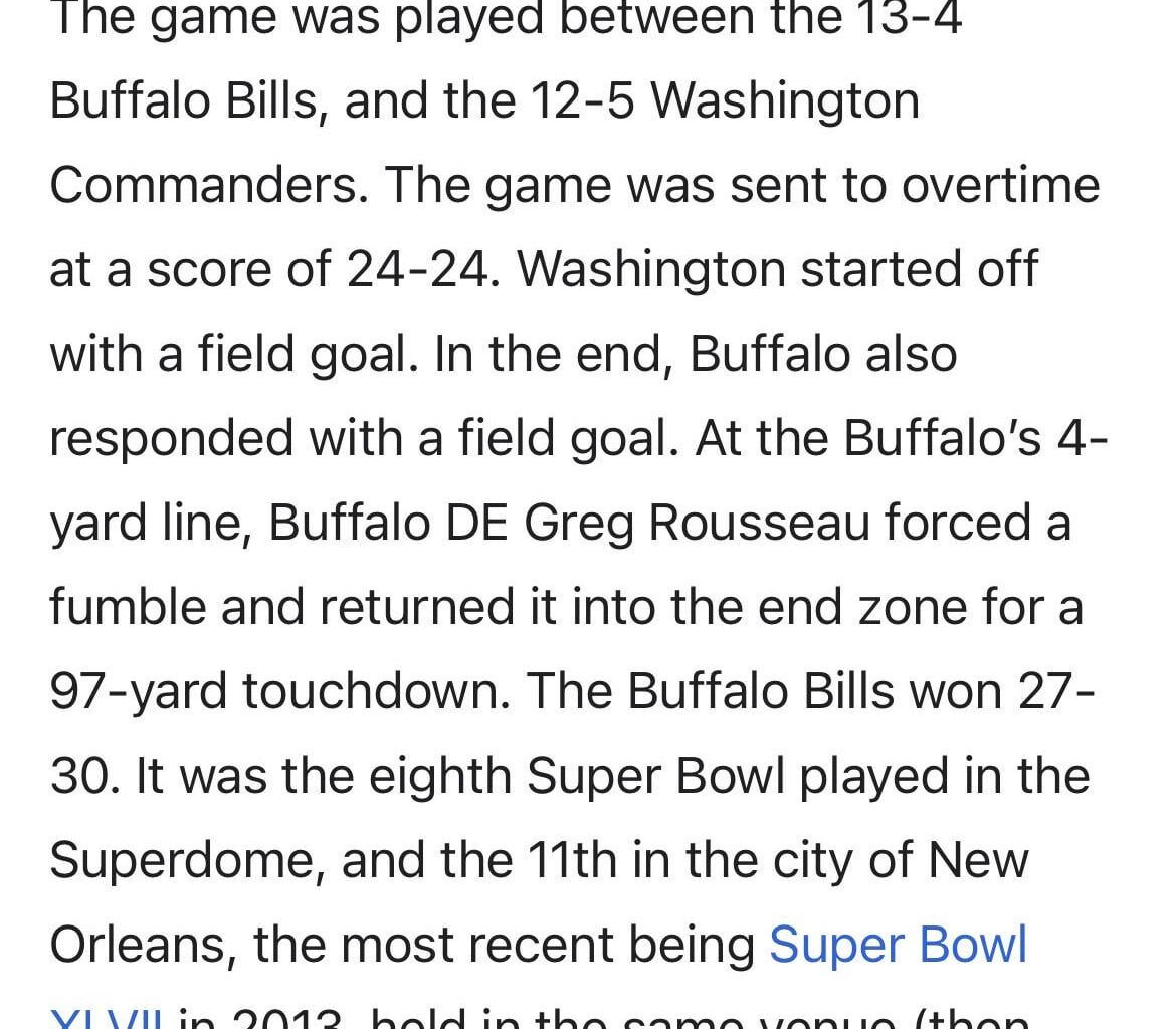 Look at the Super Bowl LIX wiki 😂