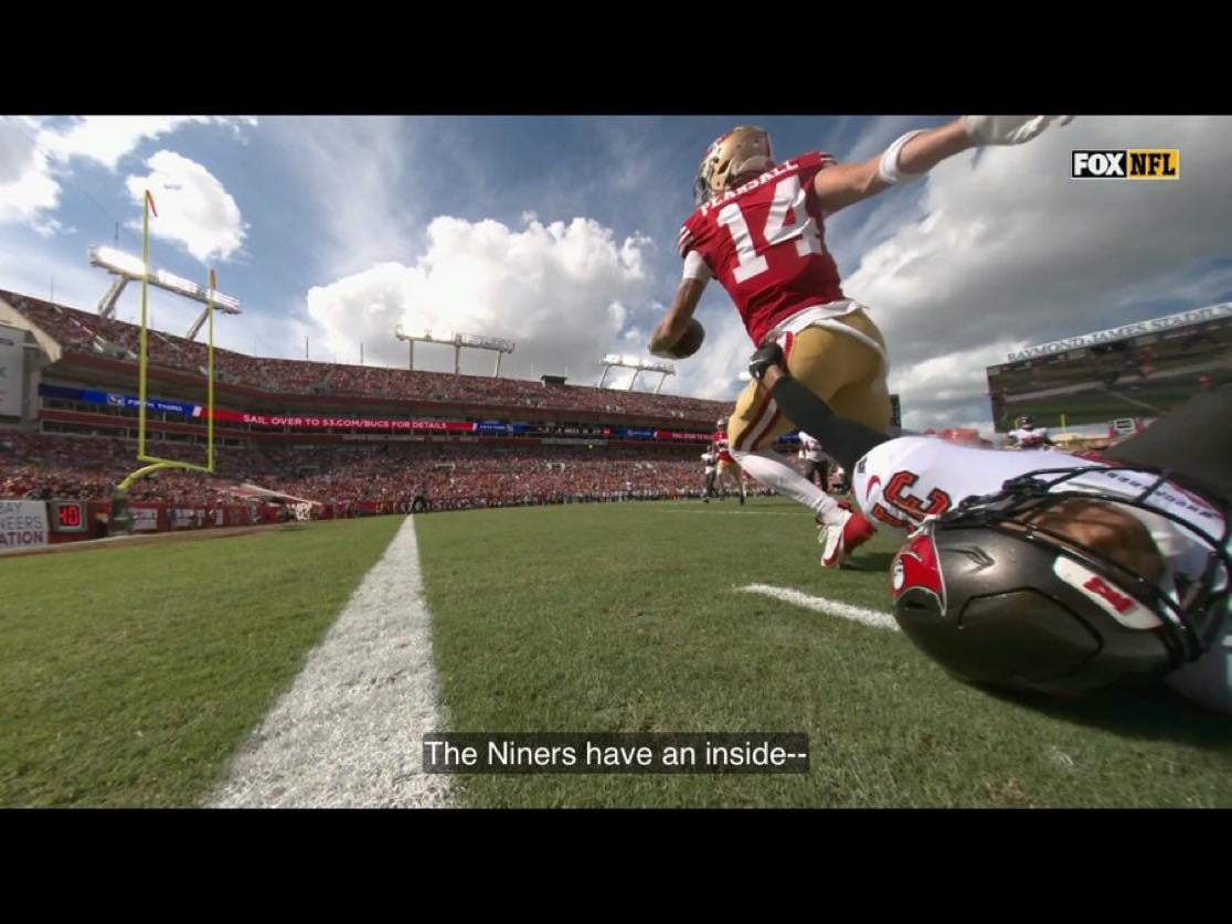 Pylon cam of Pearsall’s first TD