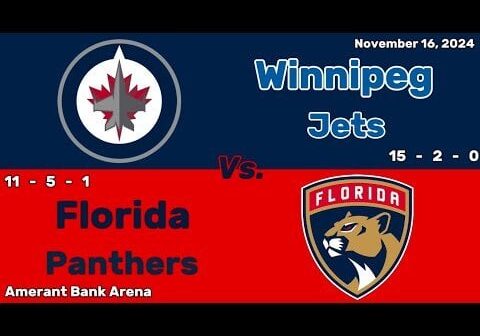 Winnipeg Jets vs Florida Panthers | November 16, 2024 | All Goals